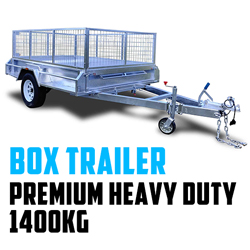PREMIUM Heavy Duty Box Trailer 1400KG