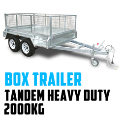 YZCTI Premium Tandem box trailers